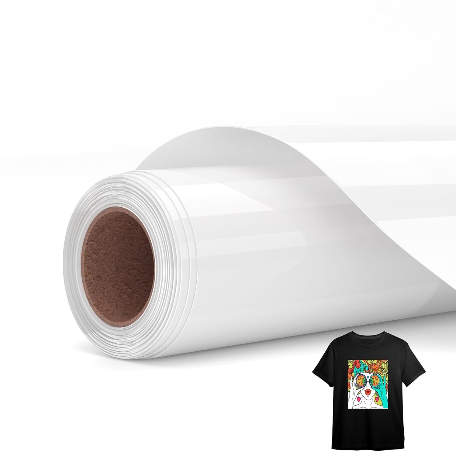 Sublimation Vinyl Roll for Dark/Light Cotton Fabrics Designs 30.5 x 244CM