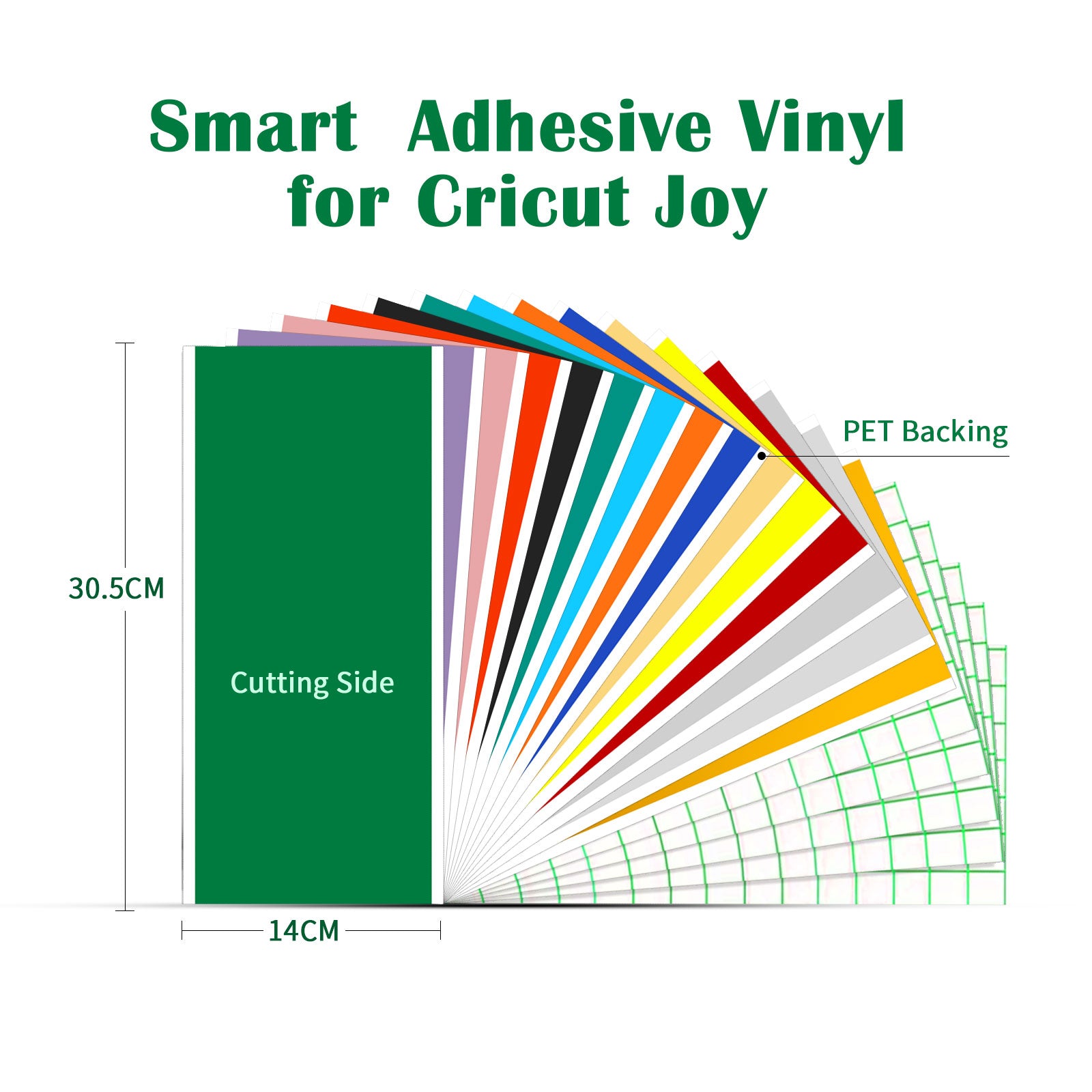 Smart Adhesive Vinyl Permanent for Cricut Joy 20 pieces